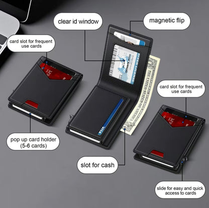 Stratum™ Pop-Up RFID Wallet (Black)