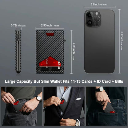 Stratum™ Pop-Up RFID Wallet (Carbon Black)