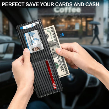 Stratum™ Pop-Up RFID Wallet (Carbon Black)