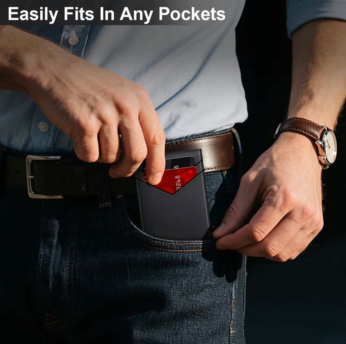 Stratum™ Pop-Up RFID Wallet (Black)
