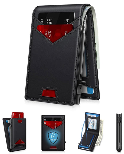 Stratum™ Pop-Up RFID Wallet (Black)