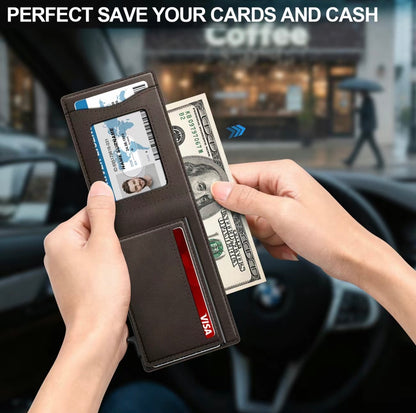 Stratum™ Pop-Up RFID Wallet (Dark Brown)